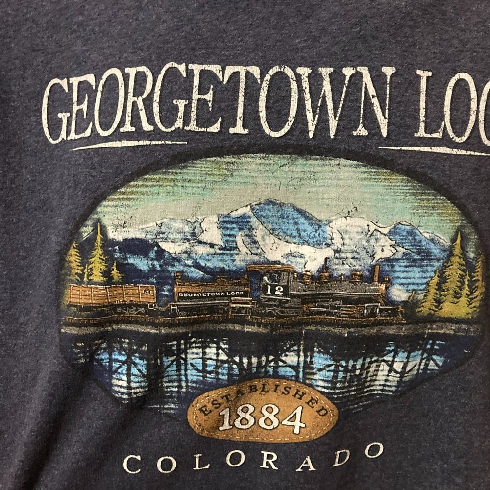 Georgetown Loop Railroad Colorado Train 2xl Xxl D… - image 2